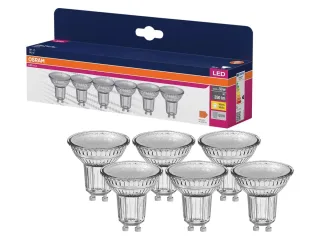 OSRAM LED-Lampe PAR16, 6 Stück, GU10, 4,3 W, 350 lm, 2700 K