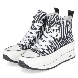 Rieker High Sneaker  Weiß - Gr. 36 -  Textil