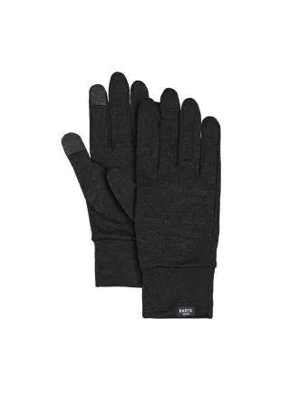 Barts - Touchscreen-Handschuhe aus Merinowolle Unisex Schwarz - Gr. - S