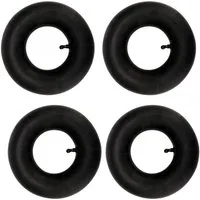 Youyijia Ersatzrad 4 Stück Schlauch 3.00/3.50-4 Winkelventil Luftrad Zubehör 260 x 85MM