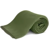 Wohndecke Polar-Fleece mit Antipilling, ca. 420g, 130x160 cm, KiGATEX, Ziersticheinfassung