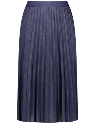 GERRY WEBER Collection - ROCK GEWIRKE dark blue denim - Gr. - 46
