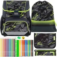 Herlitz Schulranzen Set Loop Plus 10-teilig 2026 Jungen Wild Panther