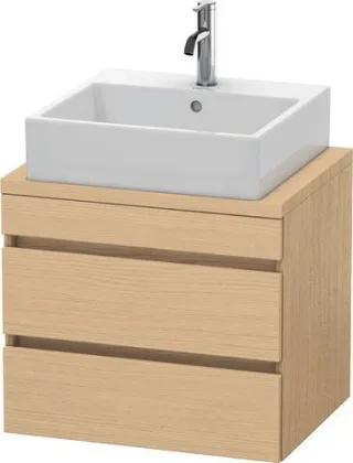 Duravit DuraStyle Konsolenwaschtischunterbau wandhängend Natur Eiche Matt 600x478x512 mm - DS5305030 DS530503030