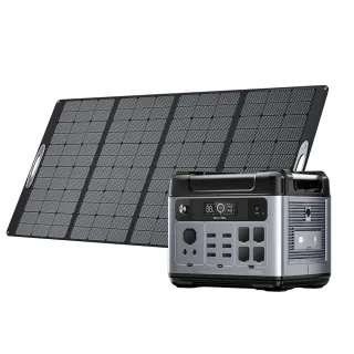 [EU Direct]OUKITEL P2001 Plus Solar Generator 2048Wh with 200W/400W Solar Panel, 2400W Portable Power Station, LiFePO4