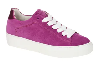 Gabor 46.460 - Damenschuhe lila Sneaker mit wei?er Sohle