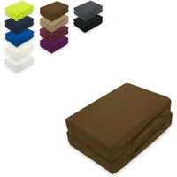 EXKLUSIV HEIMTEXTIL Spannbettlaken Doppelpack Frottee Spannbettlaken, Frottee, Gummizug: rundum