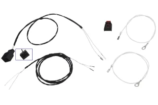 Original Kufatec Kabelsatz Kabelbaum Adapter Kabel Nachrüstung LED Matrix Scheinwerfer für VW Touareg III CR ab 2018-