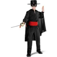 Maskworld Kostüm Zorro - Kostüm für Kinder - Fasching Karneval Hall, Offizielles Komplettkostüm des schwarzen Rächers für Kinder