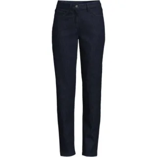 Slim Fit Jeans High Waist, Damen, size: regular, Blau, Baumwolle/Baumwoll-Mischung, by Lands' End