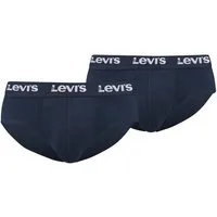 Levi's® Slip LEVIS MEN REPEAT LOGO BRIEF (2er Pack) mit Logobund, Cotton-Mix, ohne Eingriff