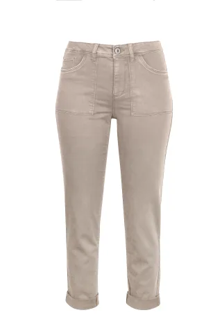 STOOKER WOMEN 5-Pocket-Jeans "DAVOS Colour Jogg Edition Jeeans" Boyfriendjeans Casual Clean Wash Denim Jeans für Damen