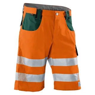 KÜBLER REFLECTIQ Shorts PSA 2 warnorange/moosgrün 48 - 2307 8340-3765-48