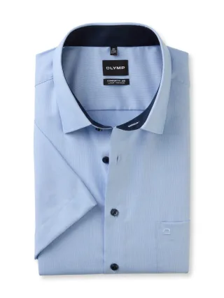 OLYMP - Comfort Fit: Businesshemd blau - Gr. - 46