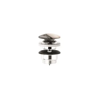 KLUDI-ROTEX Push-Open-Ablaufgarnitur Marble Calacatta Viola matt 10470S3-00