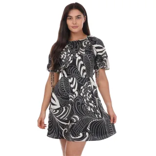 Ted Baker - "Faridda" Minikleid für Damen, Puffärmel (Schwarz)