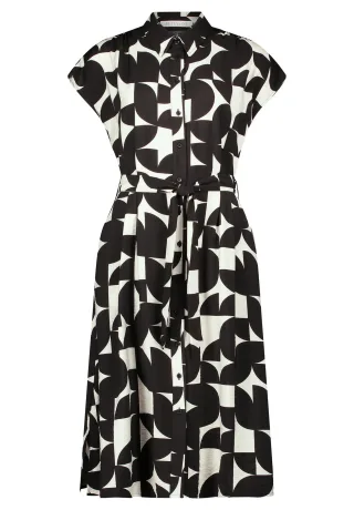 Betty & Co - Sommerkleid Schwarz/Weiß - Gr. - 44