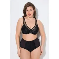 Ulla Popken Bügel-BH TruYou Bügel-BH Spitze Mesh-Träger