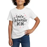 Spreadshirt T-Shirt Große Schwester 2026 Kinder T-Shirt (1-tlg)
