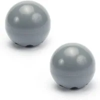 sossai® Türstopper Bodenstopper / Wandstopper NTS6 - GLOBE (2 St), Farbe: Grau