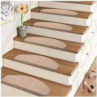 Pergamon Stufenmatte Trend Schlinge Stufenmatte Strong 15er-Set, Halbrund, Höhe: 5 mm