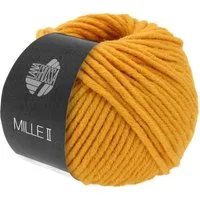 LANA GROSSA MILLE II Häkelwolle, 55 m (strapazierfähiges Mischgarn mit Merinowolle), 50 g