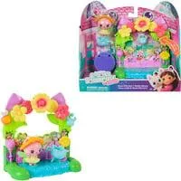 Gabby's Dollhouse: Der Film - Balkon-Spielset Queen Kitty Fees Kristall Garten, Spielfigur