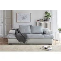 COLLECTION AB Schlafsofa Chicago, B: 200 cm, Liegefl. 146x200 cm, Bettfunktion, Bettkasten & 2 Armlehnenkissen, Federkern