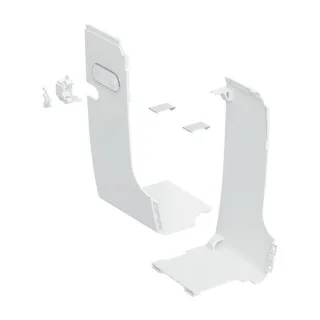 Geberit Designabdeckung seitl. f. externen WA 243251111 zu Geberit AquaClean Mera weiß-alpin