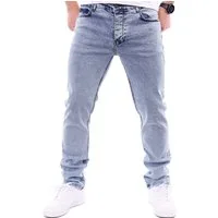Reslad Stretch-Jeans Reslad Jeans Herren Regular Fit Hose Jeanshose RS-2125 5-Pocket Straight-fit Herren Hose