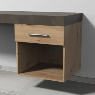 Sanipa Anbau-/Solitärschrank 2morrow (G2353) 510x500x520 Eiche-Natural-Touch, G235385 G235385