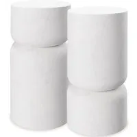 tectake Beistelltisch 2er Set Beistelltisch (1-St., 2 tlg), 2er Set moderne Beistelltische