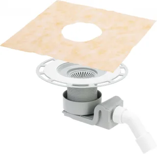 Viega Ablaufgarnitur 4927.1 in DN50 Kunststoff grau 557065
