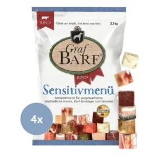 Graf Barf Sensitivmenü Rind 4x2,5kg