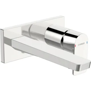 Hansa Hansastela Fertigmontageset 44902173 chrom, für Waschtischeinhebelmischer, Ausladung 187mm
