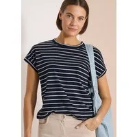 CECIL Print-Shirt im Streifendesign