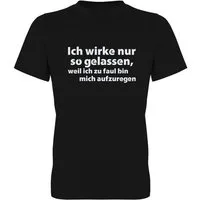 G-graphics T-Shirt Ich wirke nur so gelassen… Herren T-Shirt mit Frontprint