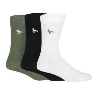 Modern Amusement - "Robin Silver Lake" Socken für Herren (3er-Pack) (Weiß)