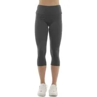F&K-Mode Caprileggings Damen Capri 3/4 Leggings hoher Bund Taschen hoher Bund