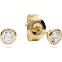 CHRIST Paar Ohrstecker CHRIST Damen-Ohrstecker 2 Diamant