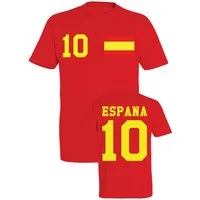 Youth Designz T-Shirt Spanien Herren T-Shirt im Fußball Trikot Look mit trendigem print
