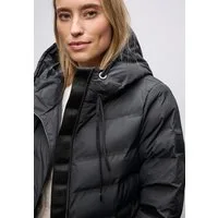 STREET ONE Steppjacke Damenmantel mit Kapuze und geklebten Nähten