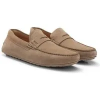 BOSS Noel_Mocc Slipper Schlupfschuh, Mokassin, Loafer, weich und flexibel