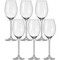 LEONARDO Weißweinglas CHEERS, 6-tlg., Kristallglas, 400 ml, 6-teilig