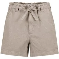 SUBLEVEL Jeansshorts Damen Denim Shorts mit Gummibund Coloured Denim Shorts, Bindegürtel