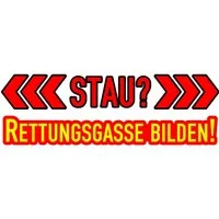 Hermann Schütz Aufkleber Hermann Schütz Aufkleber STAU? Rettungsgasse