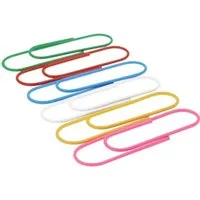 FELIXLEO Büroklammer Büroklammern Groß XXL 100mm Bunte Paperclips