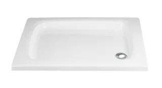 HSK Acryl Quadrat-Duschwanne flach 80 x 80 x 10 cm, ohne Schürze 520080-weiss