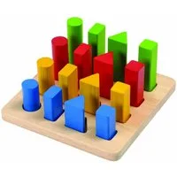 Plantoys Lernspielzeug Lernspiel Geometrie Stifte