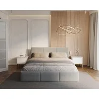 thematys Polsterbett mit Bettkasten & Lattenrost – Stauraumbett Cord 120x200–180x200 (Optional mit 28 cm H3/H4 Taschenfederkern oder 23 cm Taschenfederkern-Matratze H2)